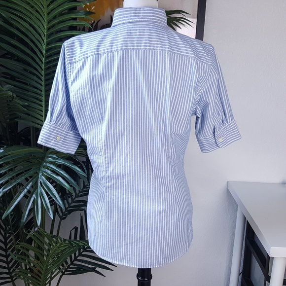 Ralph Lauren Blue Label Short Sleeve Button Down M - Picture 4 of 8